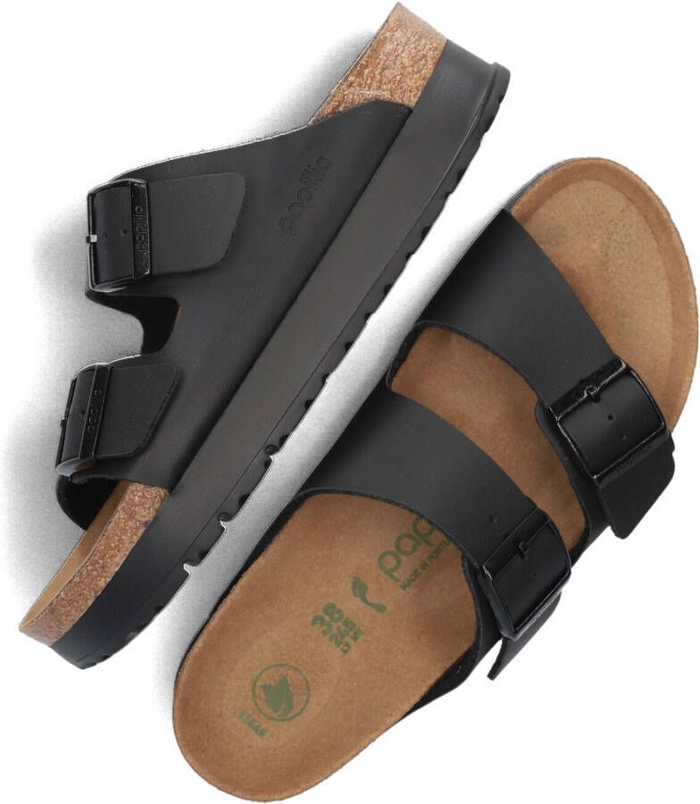 BIRKENSTOCK Slippers Dames Arizona Platform Dames Maat: 41 Materiaal: Kunststof Kleur: Zwart