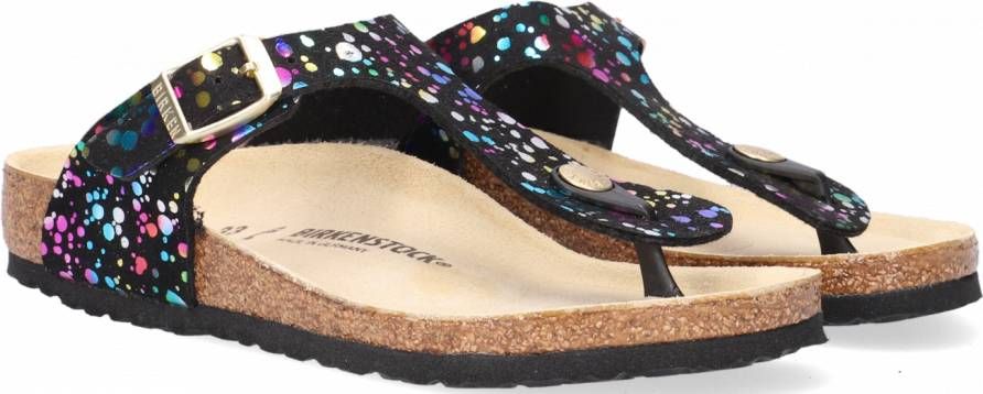 Birkenstock Gizeh kids 1019734 confetti black multi zwart