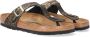 Birkenstock Women's Gizeh BF Shiny Python Sandalen Normal bruin - Thumbnail 10