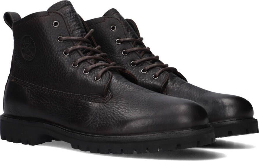 BLACKSTONE Veterboots Heren Rock Hardy Maat: 45 Materiaal: Leer Kleur: Bruin