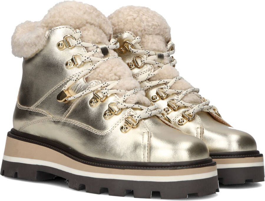 BLASZ Veterboots Dames 264 Maat: 41 Materiaal: Leer Kleur: Goud