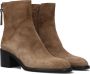 BLASZ 193 Enkellaarsjes Enkelboots met rits Dames Taupe - Thumbnail 1