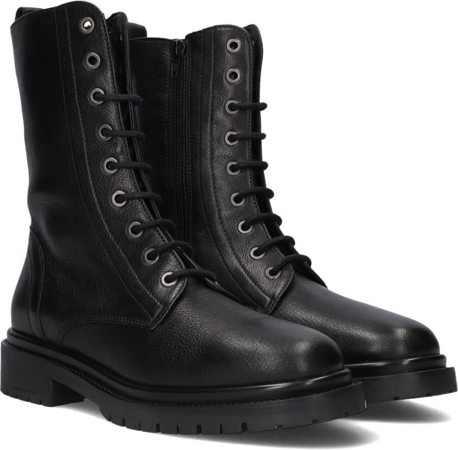 BLASZ Veterboots Dames 2fire203 Maat: 38 Materiaal: Leer Kleur: Zwart