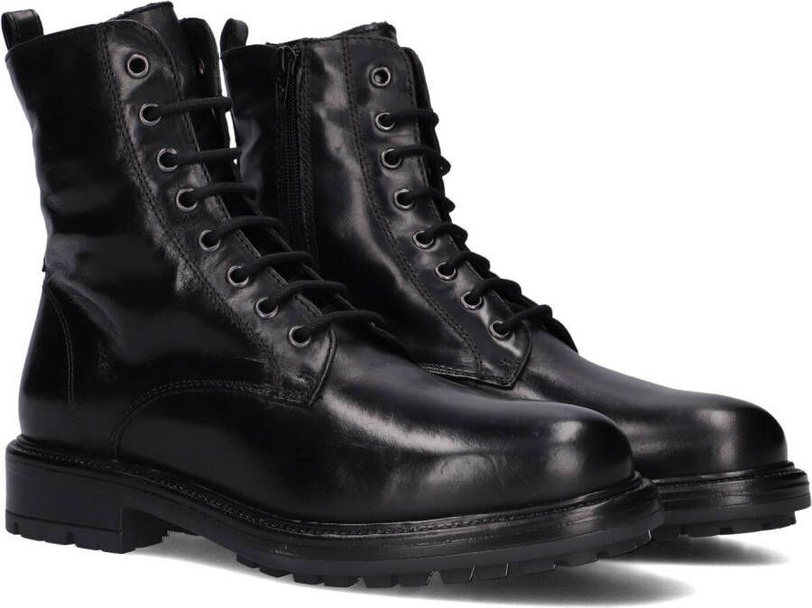 BLASZ Veterboots Dames 2queen201 Maat: 37 Materiaal: Leer Kleur: Zwart