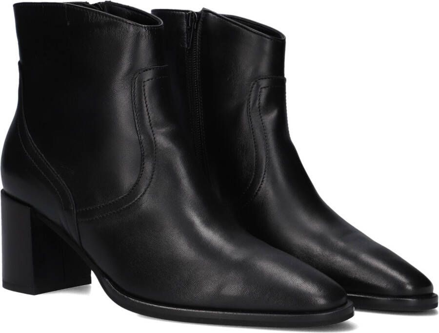 BLASZ 102 Enkellaarsjes Enkelboots met rits Dames Zwart