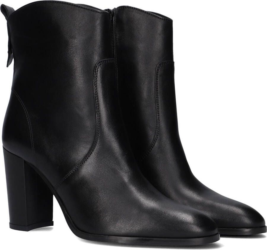 BLASZ 165 Enkellaarsjes Enkelboots met rits Dames Zwart