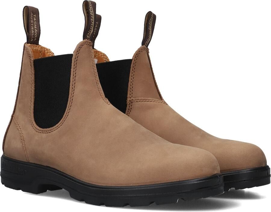 BLUNDSTONE Chelsea Boots Dames Classic Dames Maat: 38 5 Materiaal: Nubuck Kleur: Camel