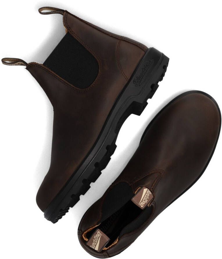 Blundstone Bruine Leren Laarzen met Dubbele Stiksels Model 2340 Brown