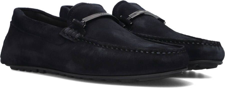 BOSS Loafers Heren Noel_mocc Maat: 46 Materiaal: Suède Kleur: Blauw