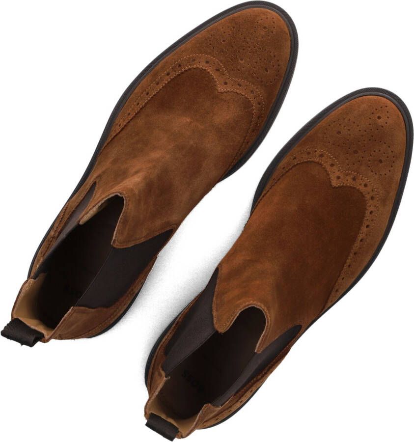 BOSS Chelsea Boots Heren Calev_cheb Maat: 41 Materiaal: Suède Kleur: Cognac