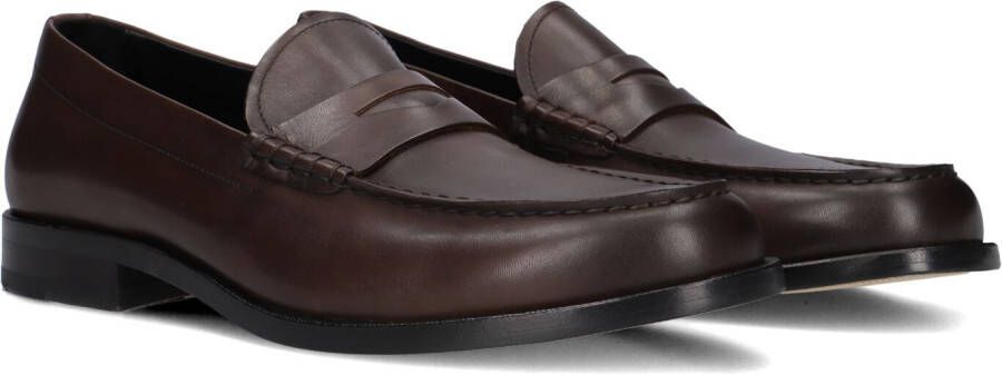 BOSS Loafers Heren Tayil-l_loaf Maat: 45 Materiaal: Leer Kleur: Bruin