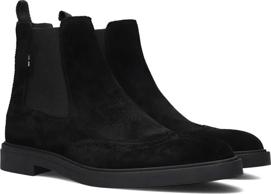 BOSS Chelsea Boots Heren Calev_cheb Maat: 40 Materiaal: Suède Kleur: Zwart