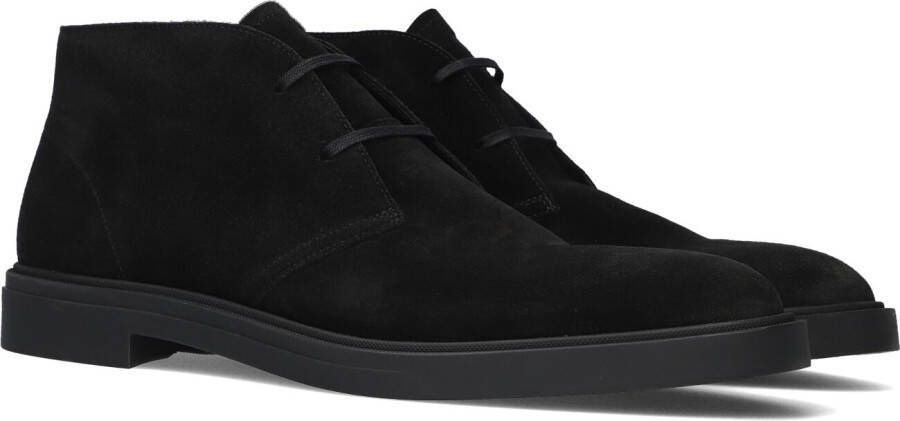 Hugo Boss Klassieke Suède Veterschoenen Black Heren