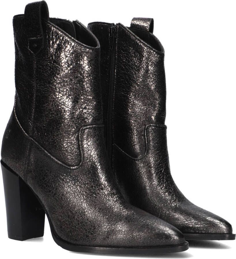 Bronx Next Americana Enkellaarsjes Enkelboots met rits Dames Zilver