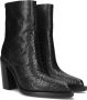 Bronx Mya Mae 34237 Enkellaarsjes Enkelboots met rits Dames Zwart - Thumbnail 1