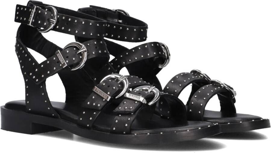 BRONX Zwarte Sandalen Thrill 84997-a