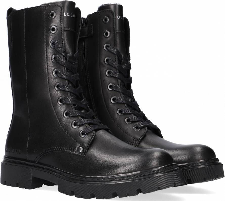 Bullboxer Ajs503 Veterboots Laarzen Met Veters Zwart