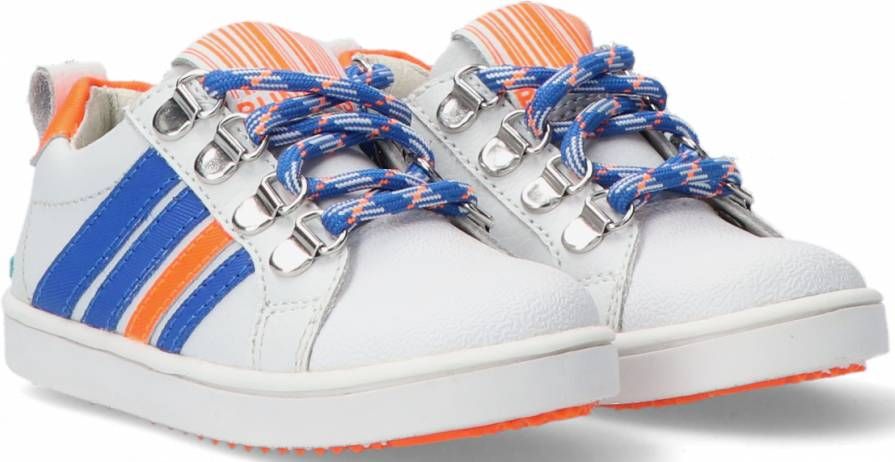 bunniesjr Witte Bunnies Jr Lage Sneakers Puk Pit