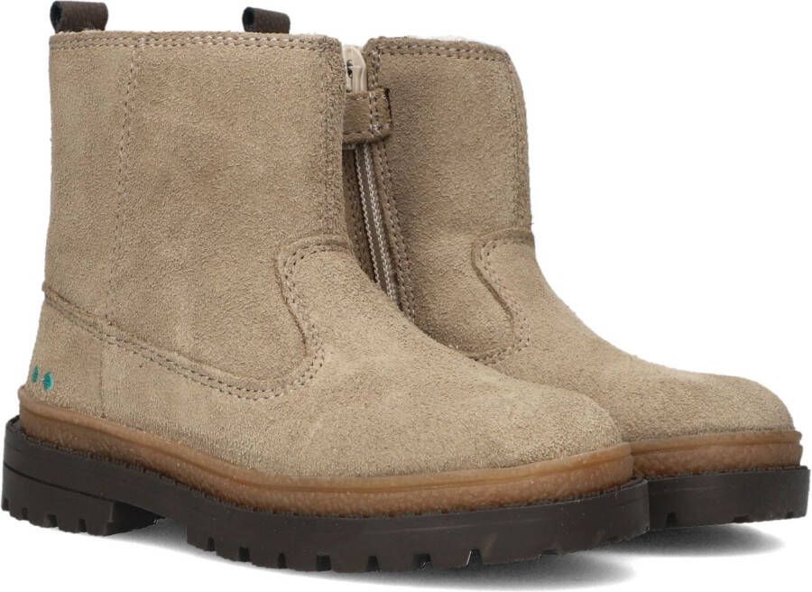 BunniesJR 224702-408 Biker Boots Taupe Suède Ritssluiting