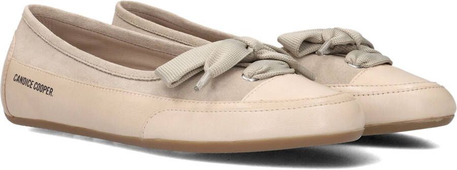 CANDICE COOPER Ballerina Dames Candy Bow Maat: 39 Materiaal: Leer Kleur: Beige