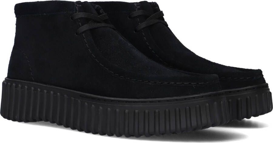 CLARKS ORIGINALS Zwarte Clarks Veterschoenen Torhill Moss Dames