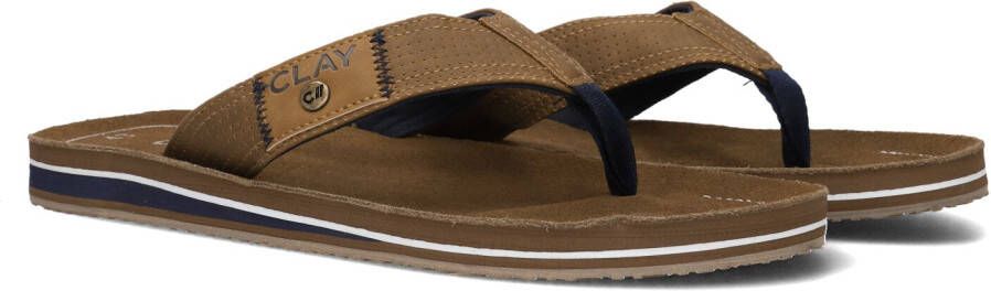 Clay 001 Slippers Heren Cognac