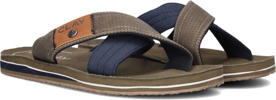 CLAY Groene Slippers 002