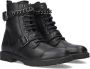 Clic! Cl-20459 Veterboots Laarzen Met Veters Meisjes Zwart - Thumbnail 1