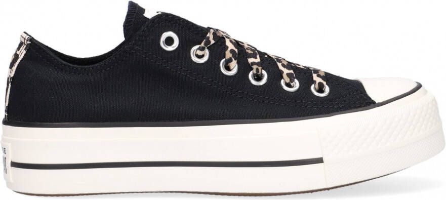 Converse Zwarte Chuck Taylor All Star Lift Ox Lage Sneakers