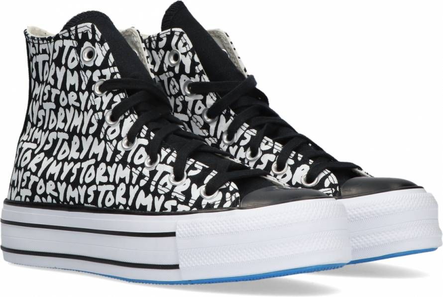 Converse Chuck Taylor All Star Platform High Dames Schoenen Black Textil Foot Locker