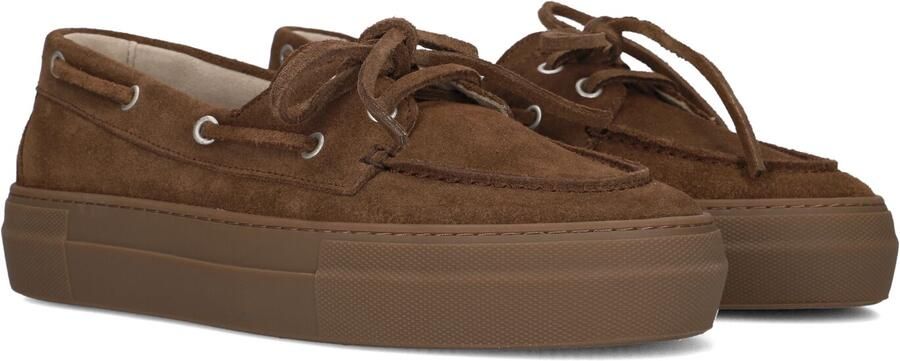 COPENHAGEN STUDIOS Veterschoenen Dames Cph177 Maat: 39 Materiaal: Suède Kleur: Bruin