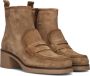 CTWLK Indy Enkellaarsjes Enkelboots met rits Dames Beige - Thumbnail 1