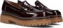 Ctwlk. Bruin Leren Loafers Farah Brown Dames - Thumbnail 1