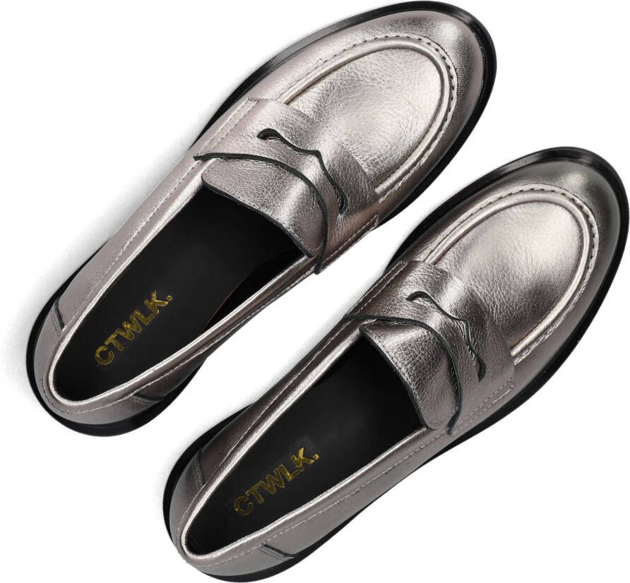 CTWLK Fantast Loafers Instappers Dames Zilver