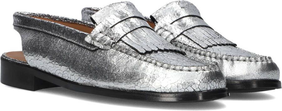 Ctwlk. Zilveren Slingback Schoenen voor Vrouwen Gray Dames