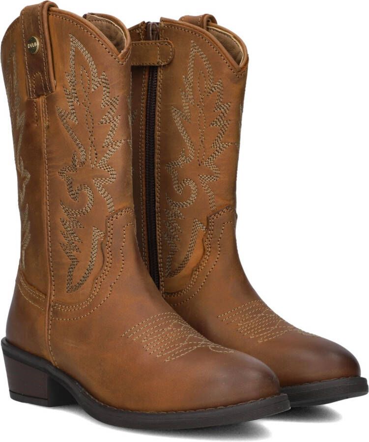 Develab 44374 757 Cognac Brushed Washed Boots