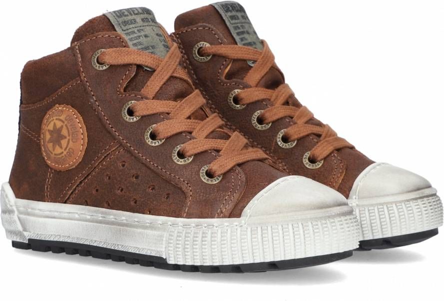 Develab Cognac Hoge Sneaker 41923