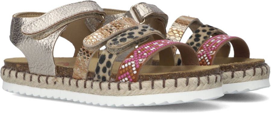 Develab 48484 MeisjesSandalenKindersandalen Bruin