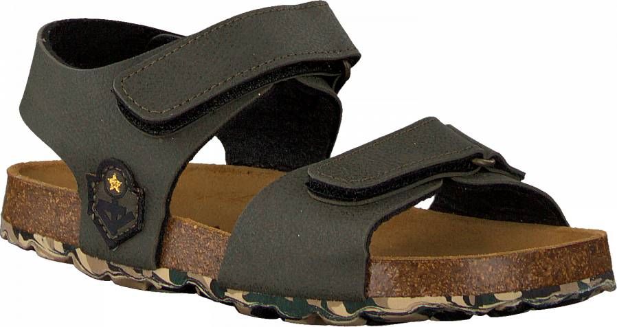 Develab Jongens Sandalen in Rubber (Khaki)