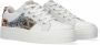 Develab Meisjes Sneakers met Roze Pantherprint White Dames - Thumbnail 3