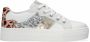 Develab Meisjes Sneakers met Roze Pantherprint White Dames - Thumbnail 1