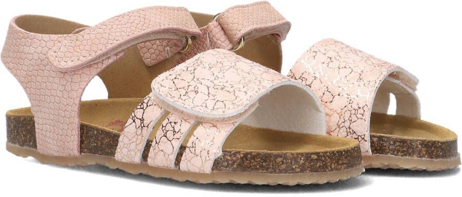 Develab leren sandalen roze Meisjes Leer Effen 22