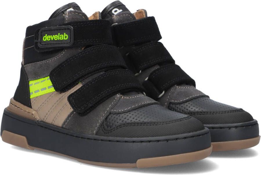 Develab Zwarte Hoge Sneaker 47679