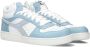 Diadora Magic Basket Demi Woman Hoge sneakers Leren Sneaker Dames Blauw - Thumbnail 1