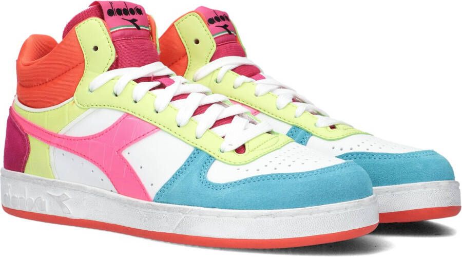 Diadora Magic Basket Demi Croco Woman Hoge sneakers Leren Sneaker Dames Multi