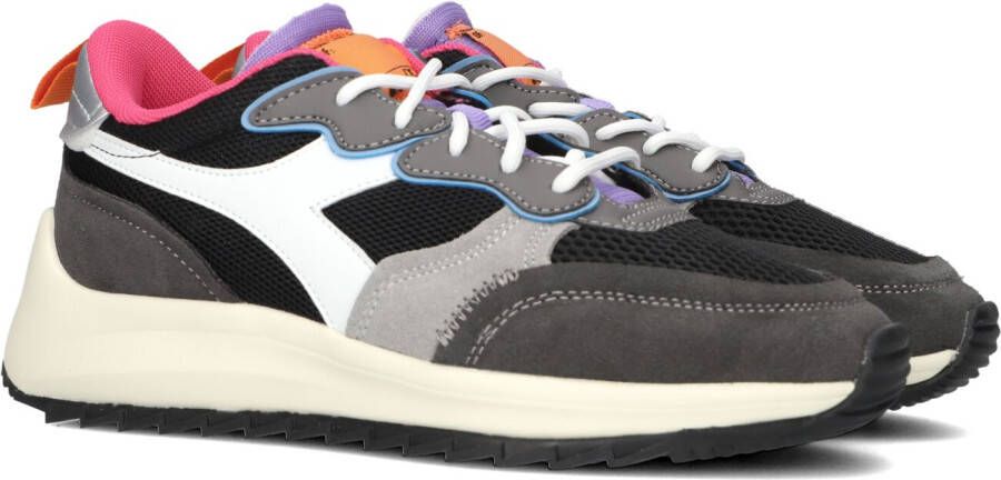 Diadora Jolly Suede Mesh Woman Lage sneakers Dames Zwart