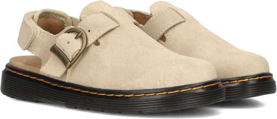 Dr. Martens Klompen Jorgie J Light Tan Bronx Suede