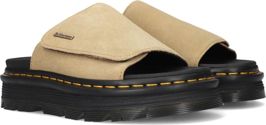 Dr. Martens Slippers ZebZag Slide Savannah Tan EH Suede