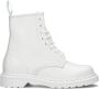 Dr Martens Dr. Martens 1460 PASCAL MONO OPTICAL WHITE Volwassenen VeterlaarzenHalf hoge schoenenPopulaire damesschoenen Kleur Wit beige - Thumbnail 1