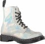 Dr. Martens Slangenprint Leren Schoenen Gray Dames - Thumbnail 1